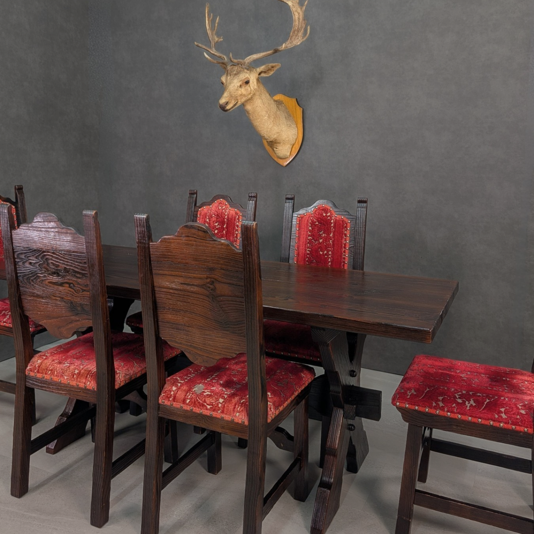 Vintage Spanish Colonial Revival Dining Suite