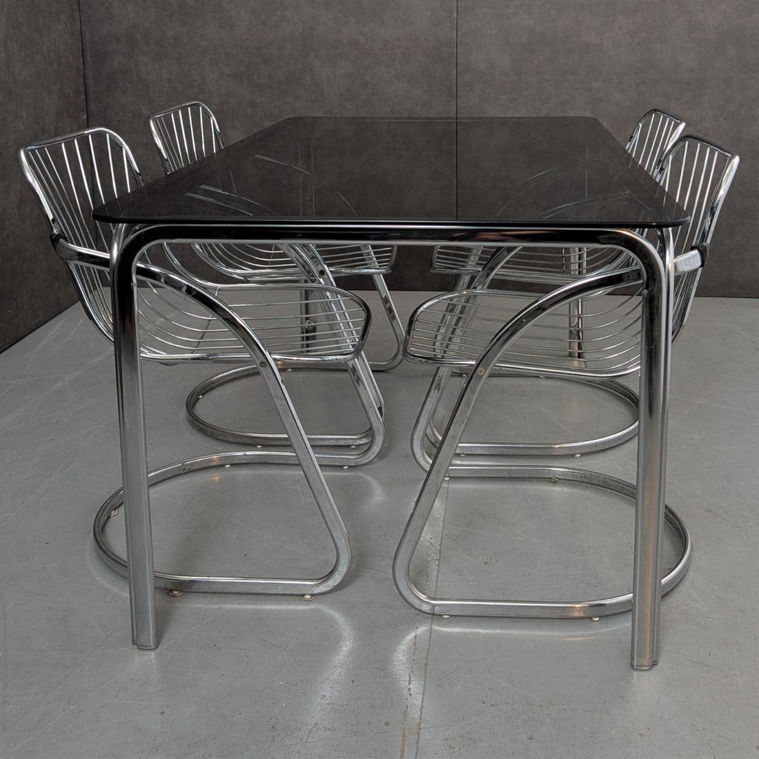 Vintage Gastone Rinaldi Style Dining Suite