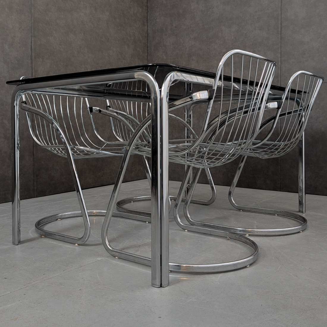 Vintage Gastone Rinaldi Style Dining Suite