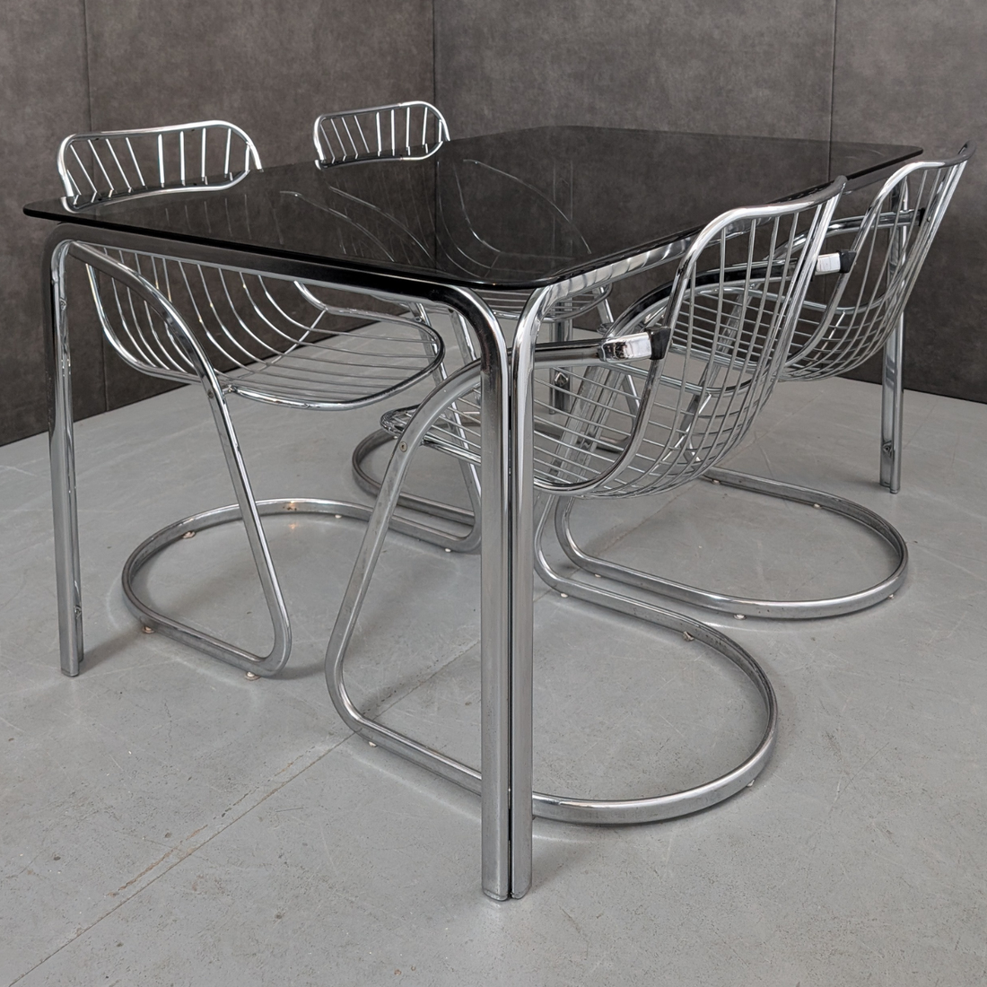 Vintage Gastone Rinaldi Style Dining Suite