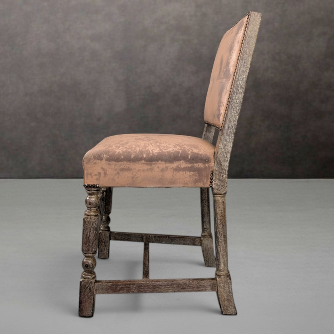 Six (6) French Renaissance Revival Oak Dining Chairs circa 1900