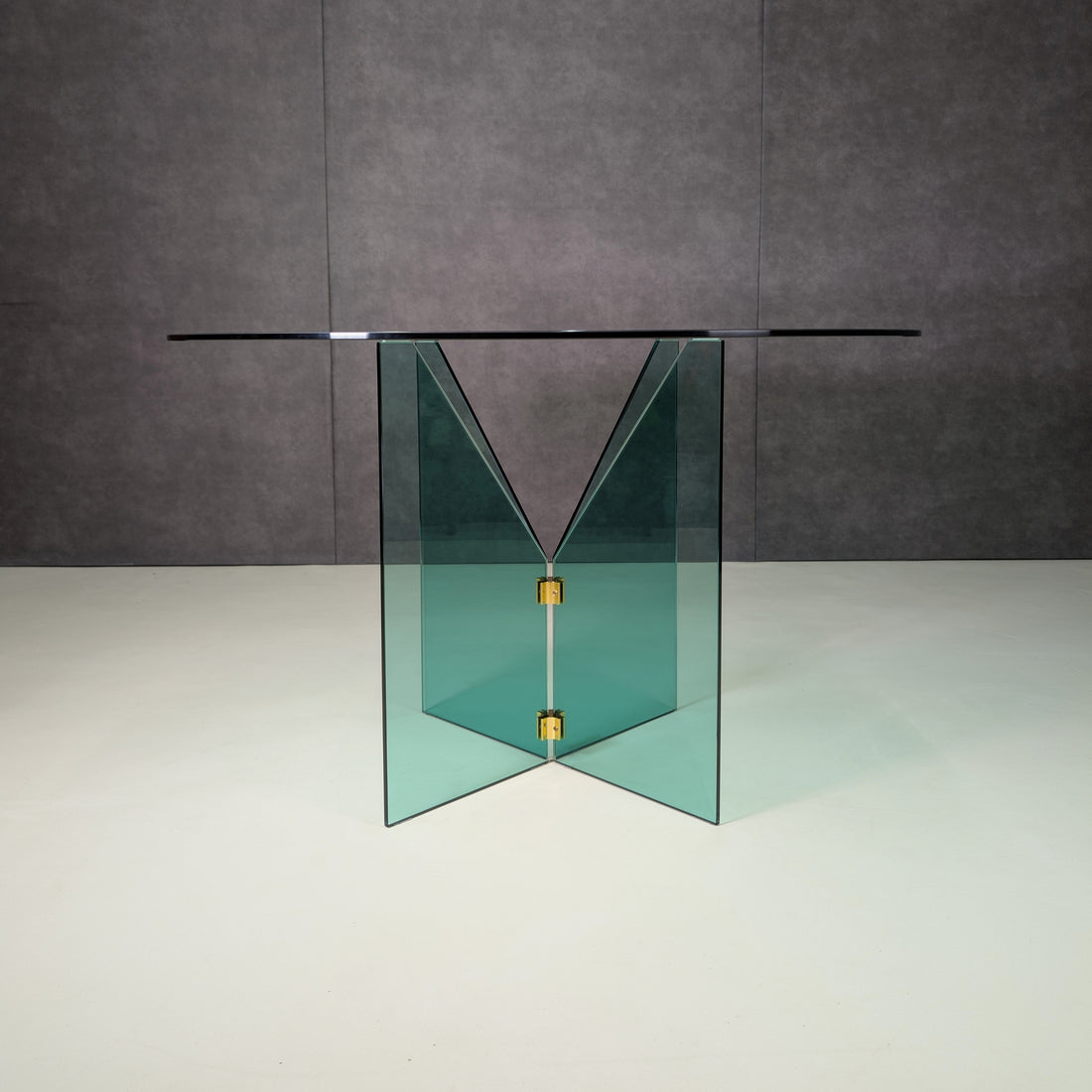 Limited Release Green Glass Dining Table by Harper Fredericks