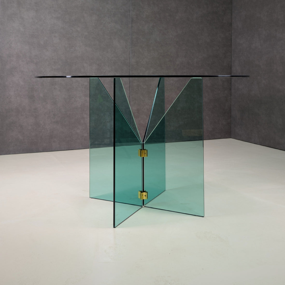Limited Release Green Glass Dining Table by Harper Fredericks