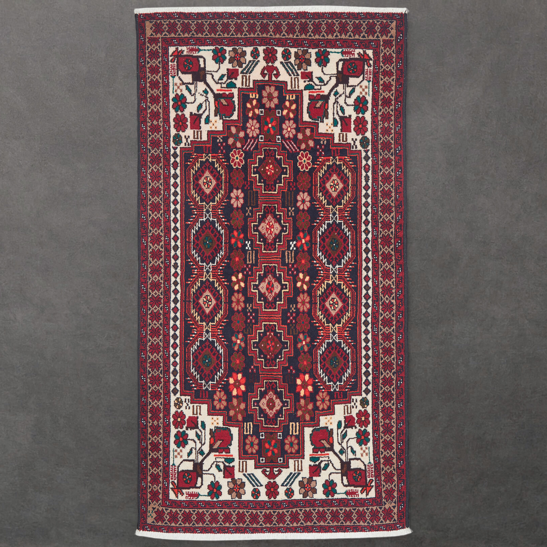 Ornate Beluch Tribal Rug | Handwoven Wool