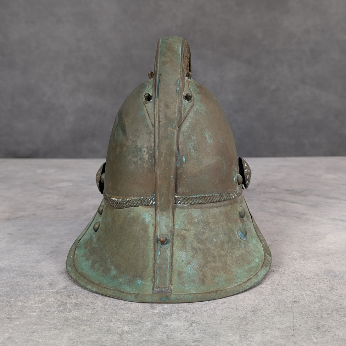 Brass Firefighters Helmet NSWFB Rider and Bell Sydney