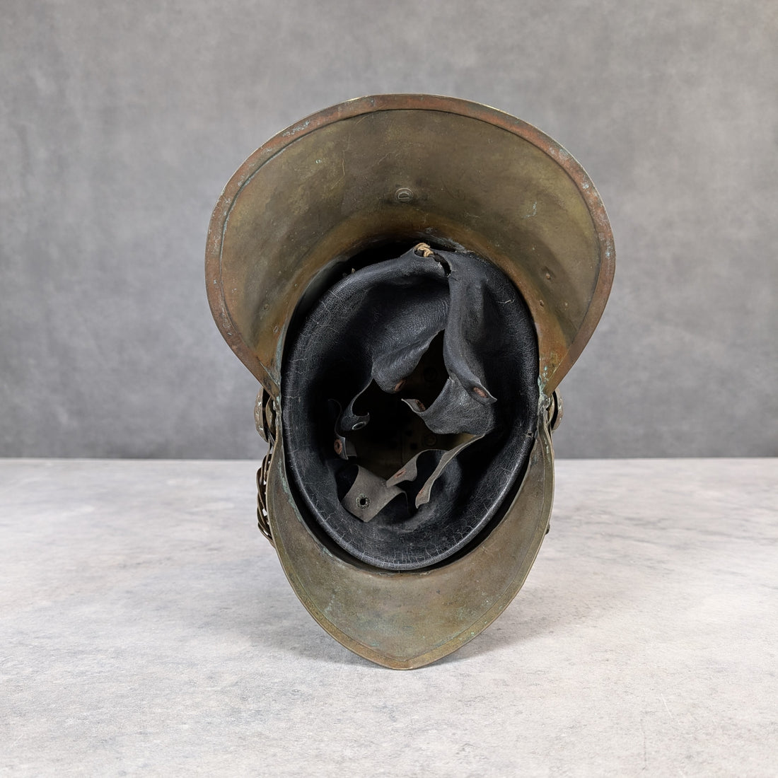 Brass Firefighters Helmet NSWFB Rider and Bell Sydney