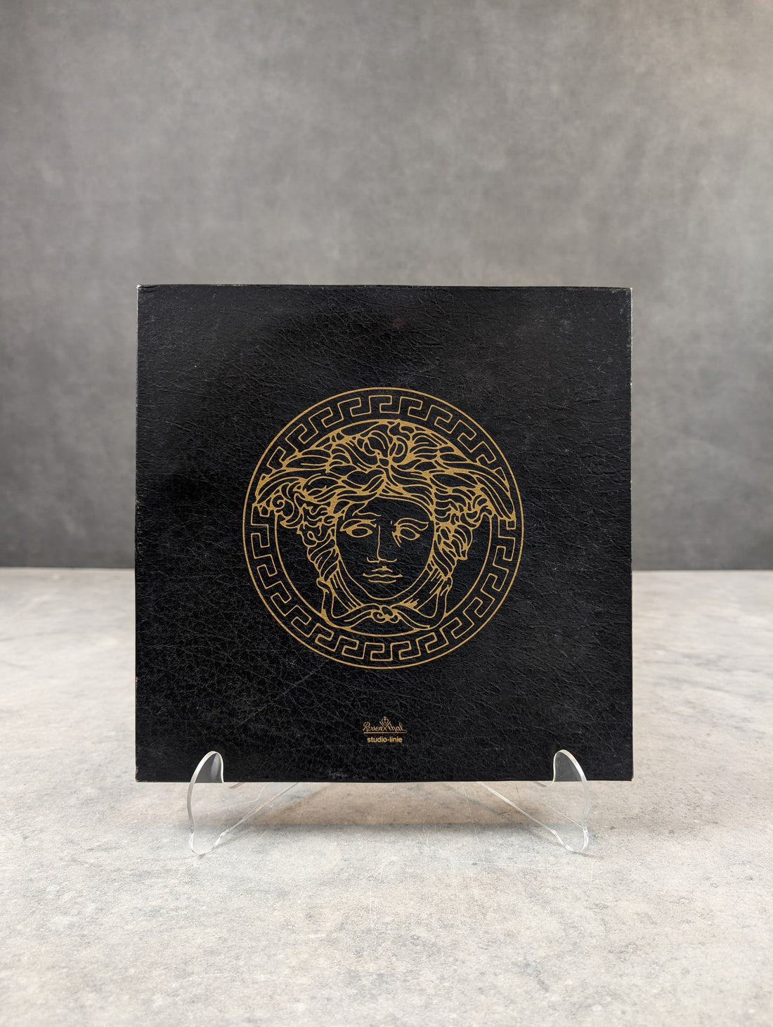 Versace Rosenthal Dinner Plate | Porcelain and Gold Rim