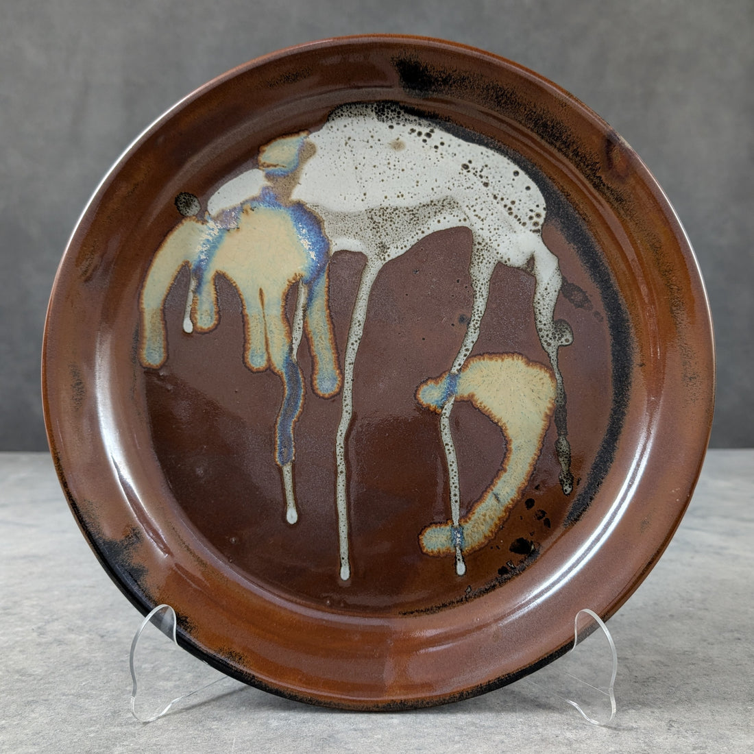 Studio Glazed Plate | Earth Tones