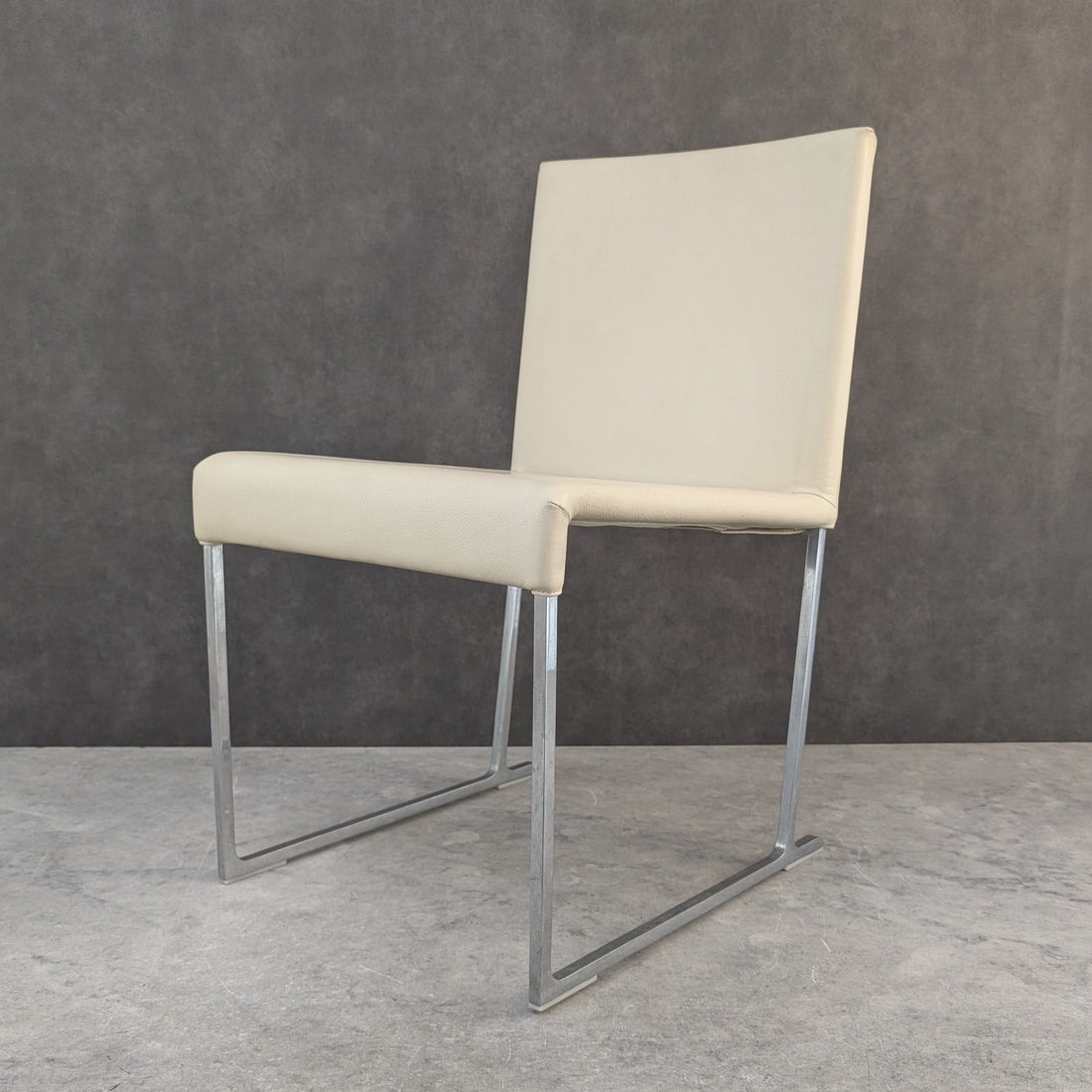 TWO | Solo S42 Leather Chairs by Antonio Citterio for B & B Italia