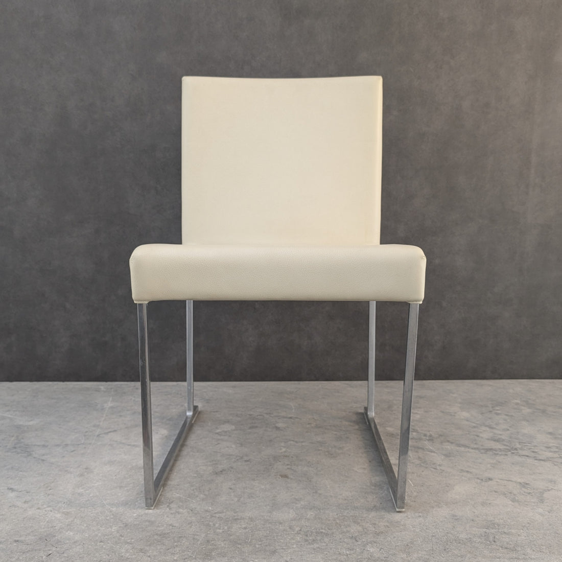 TWO | Solo S42 Leather Chairs by Antonio Citterio for B & B Italia