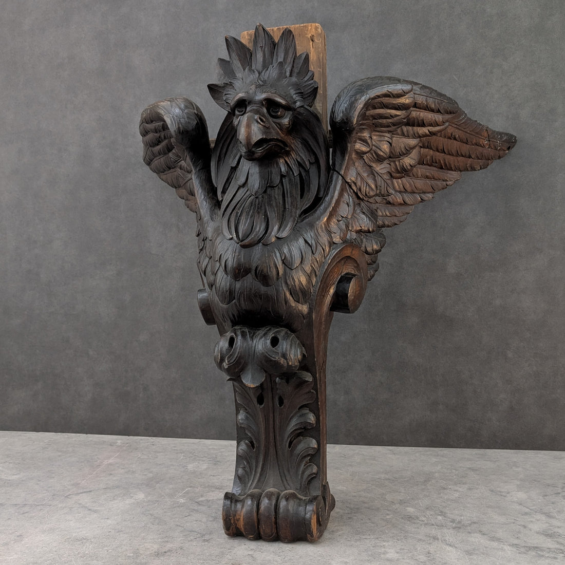 19th Century Bavarian Castle Find | Hand Carved Griffin