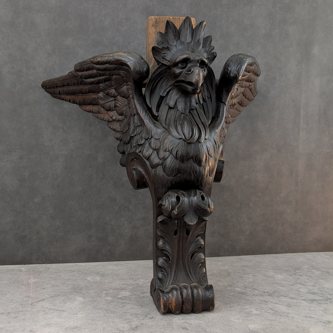 19th Century Bavarian Castle Find | Hand Carved Griffin