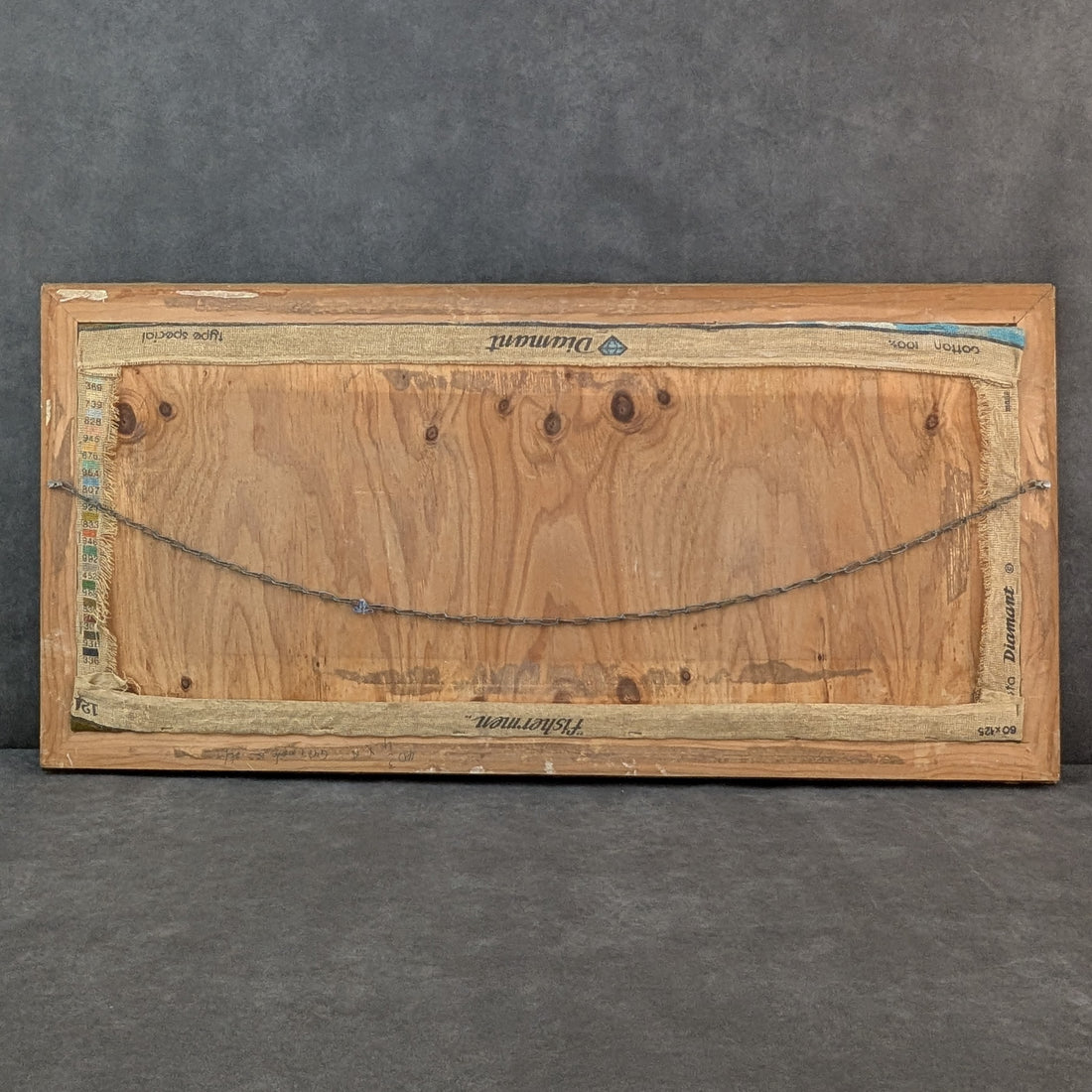 Mid century French needlepoint in gilt Baroque frame