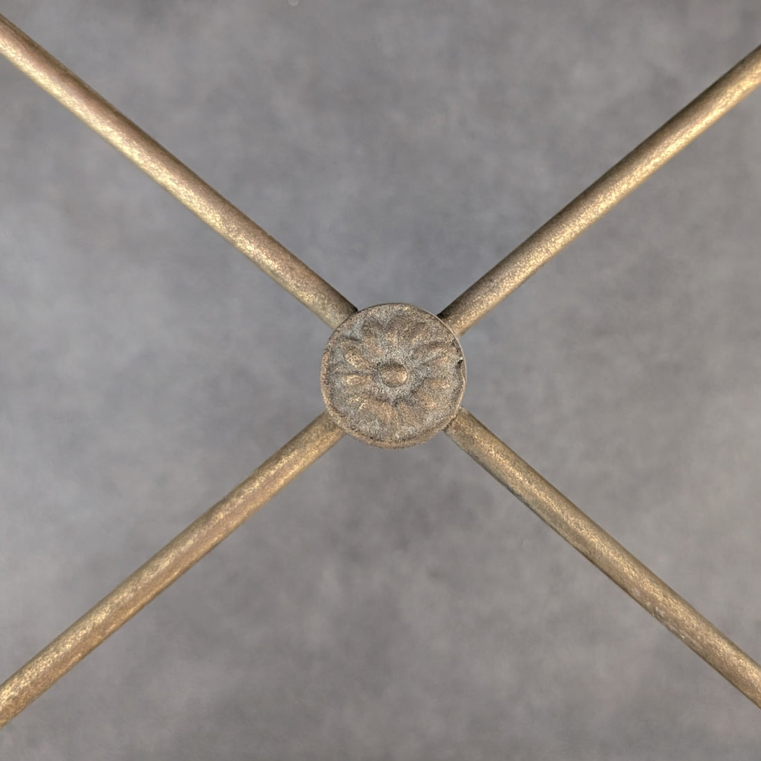 Mid Century Brass Nesting Tables | Three Piece Set