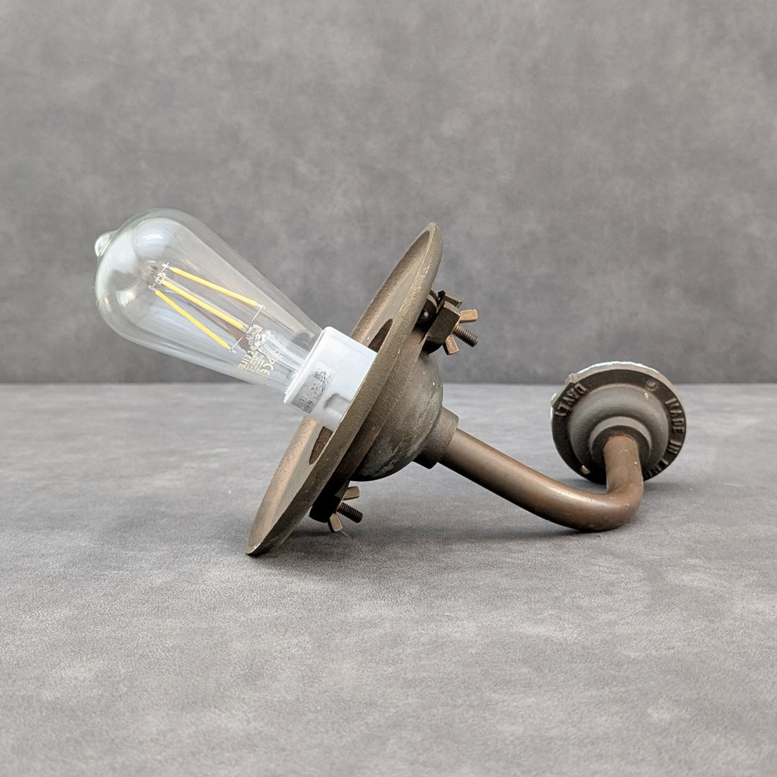 FIVE | Bronze and Copper Shipyard Wall Light | English Industrial