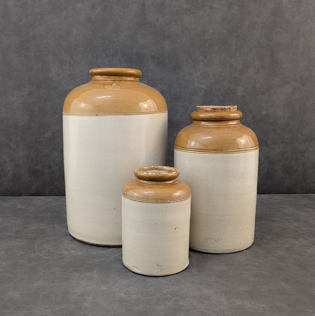 Bristol Glazed Bung Jars | R Fowler Sydney
