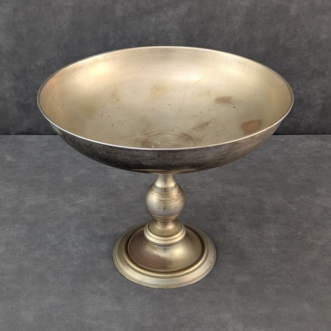 Vintage Silvered Brass Champagne Bucket | European Design