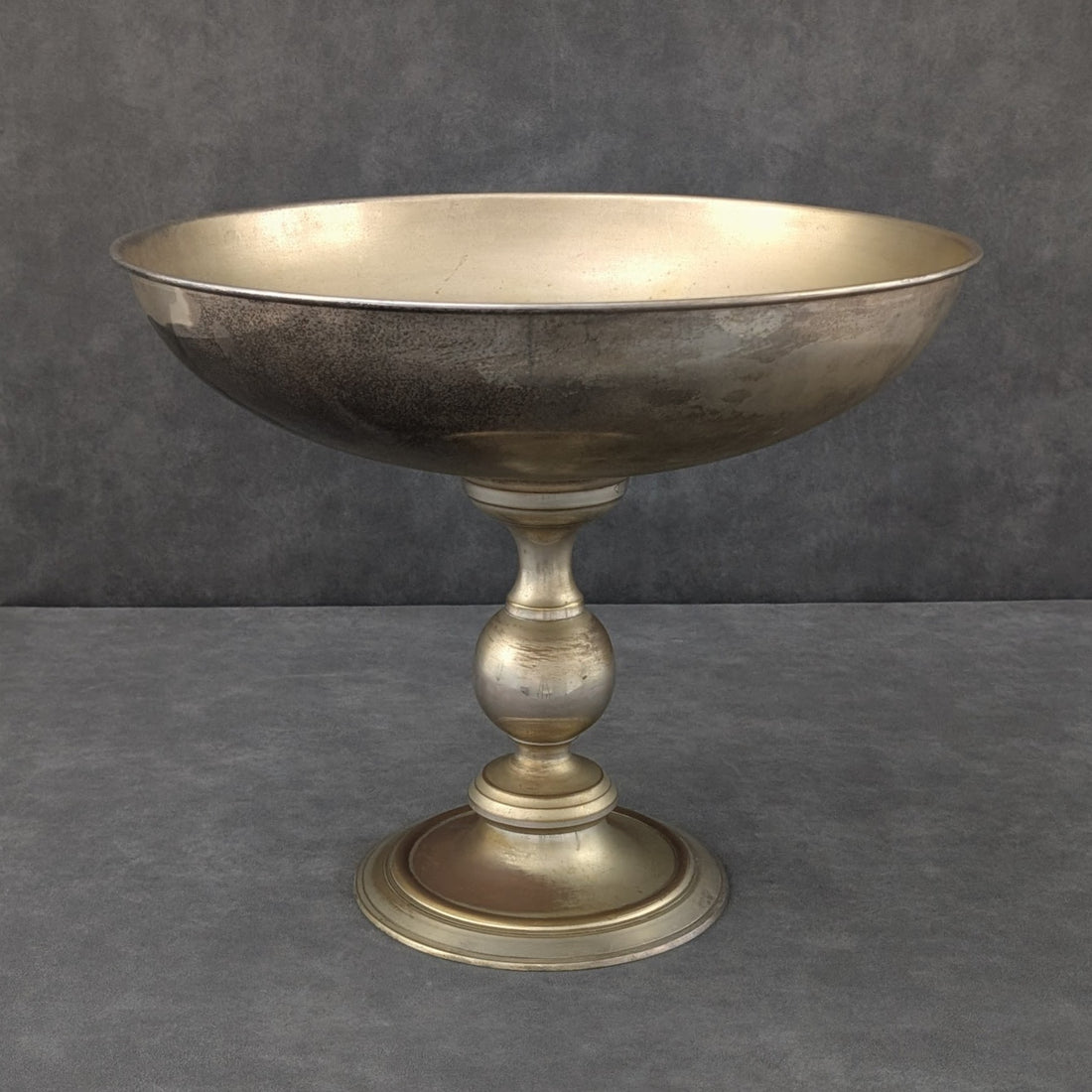 Vintage Silvered Brass Champagne Bucket | European Design