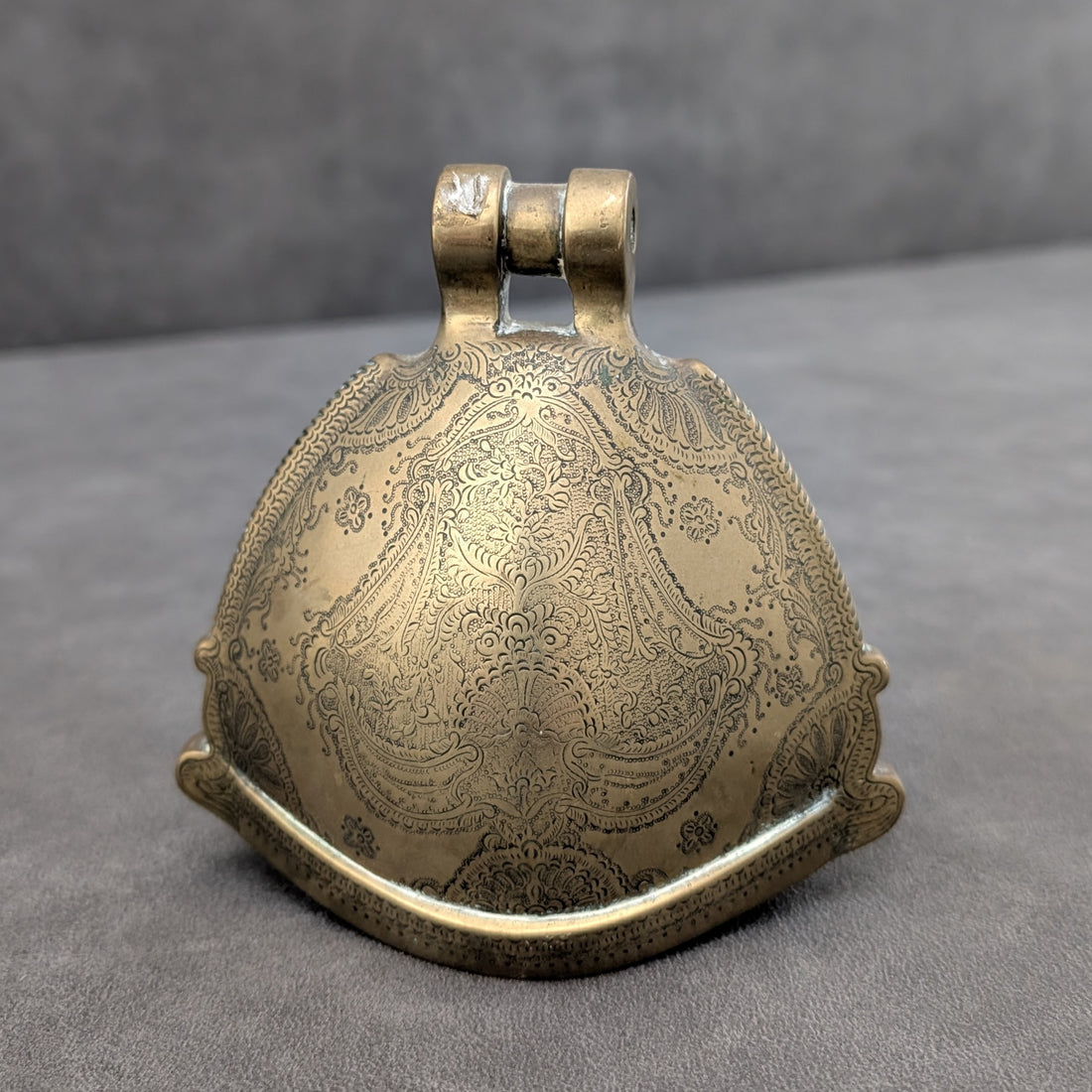 Vintage Indo Persian Livestock Bell | Cast Brass