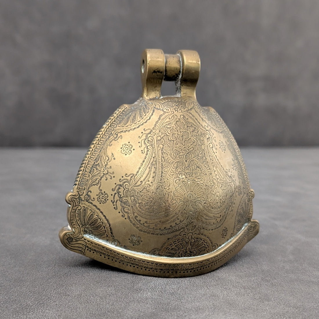Vintage Indo Persian Livestock Bell | Cast Brass
