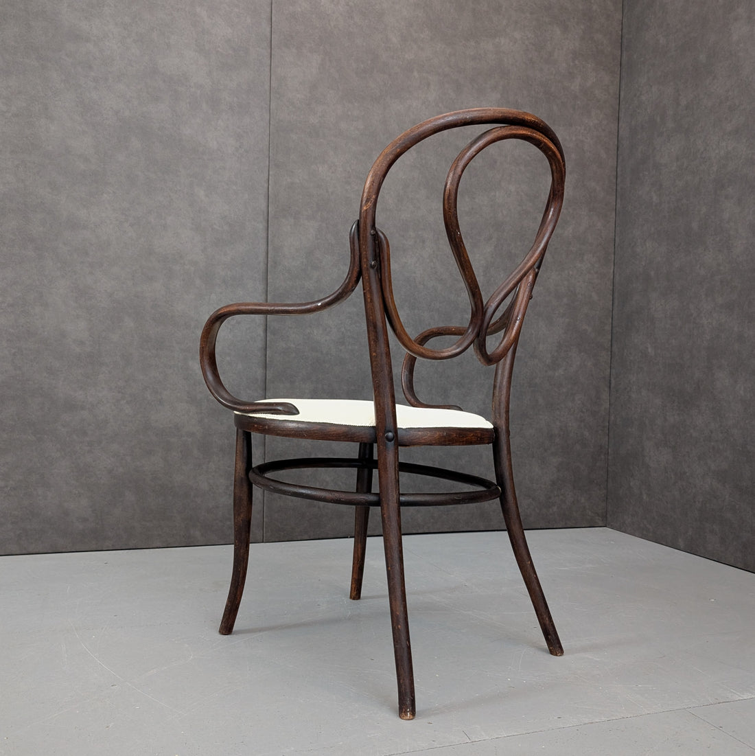 Vintage Viennese Bentwood Armchair | Steam Bent Beech