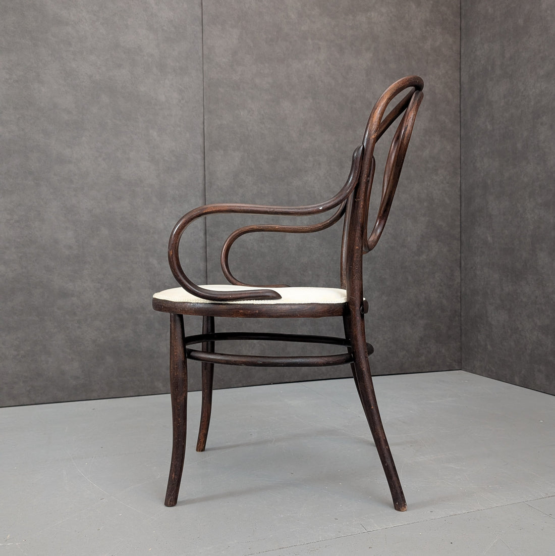 Vintage Viennese Bentwood Armchair | Steam Bent Beech