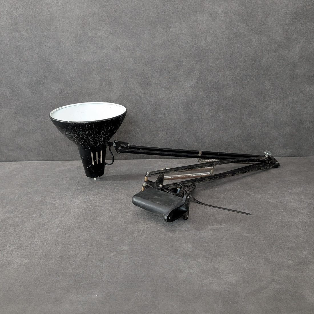 Vintage Industrial Luxo Model L1 Task Lamp | Early Clamp Mount