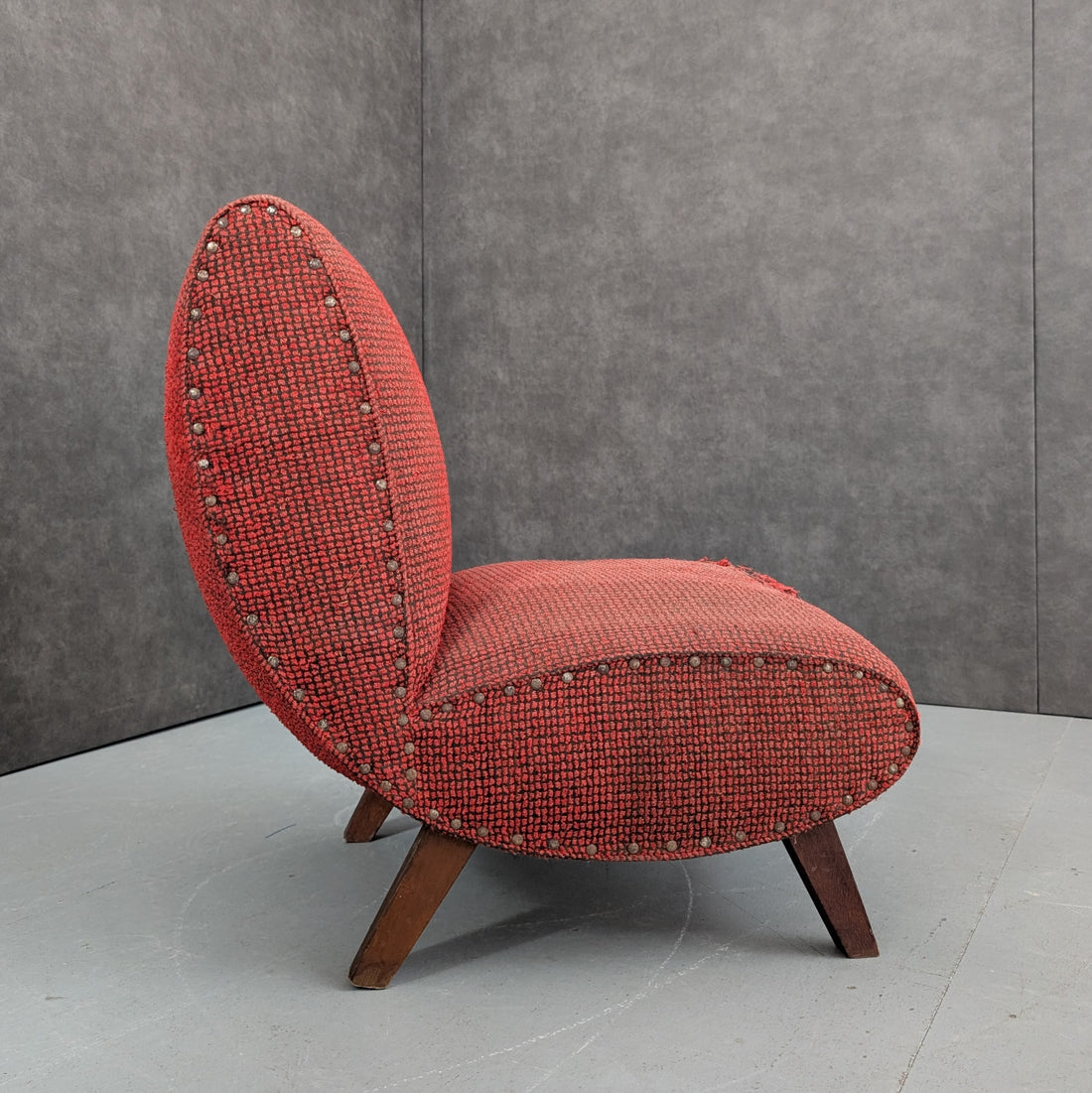 Circa 1950 Slipper Lounge Chair