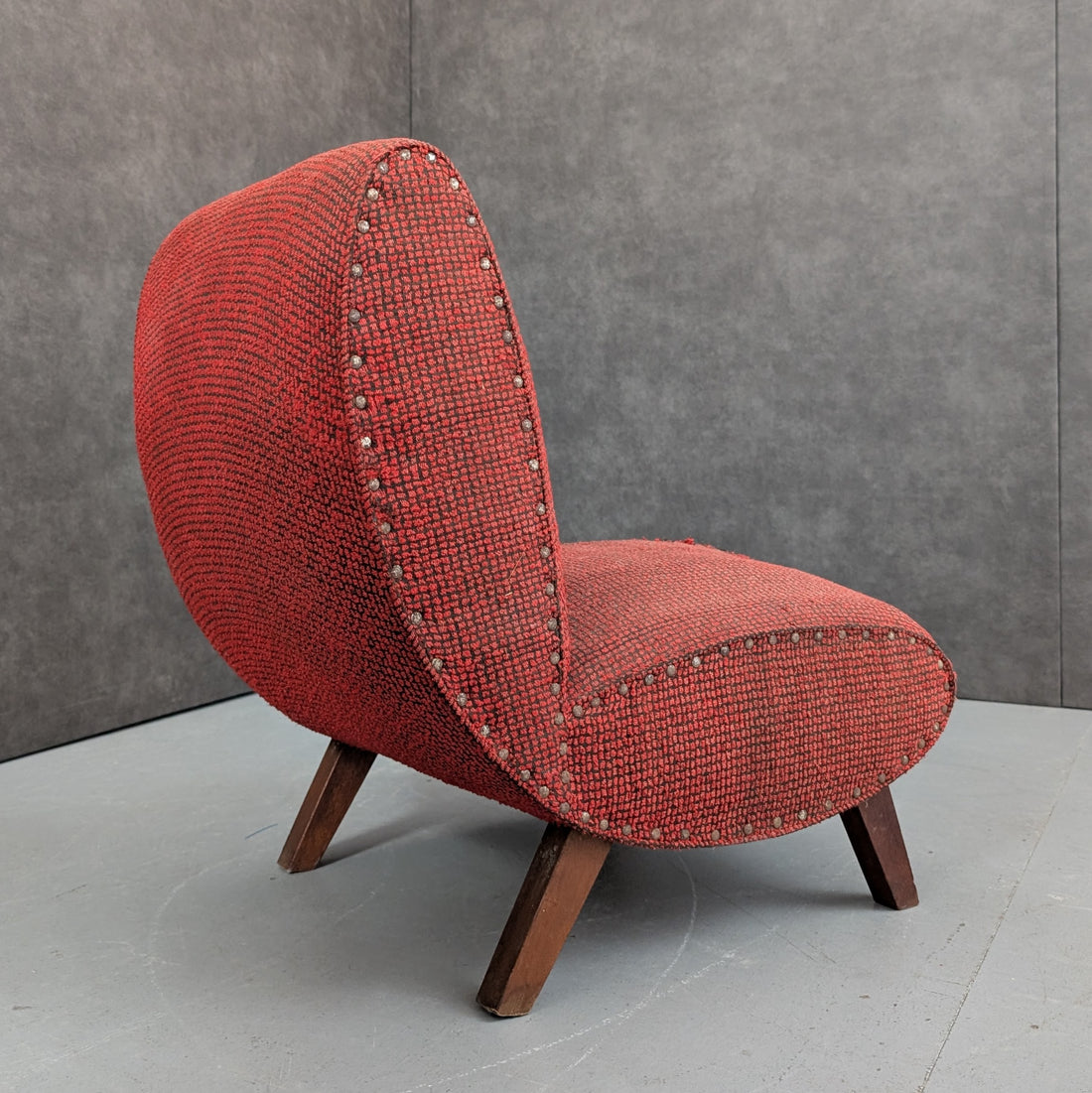 Circa 1950 Slipper Lounge Chair