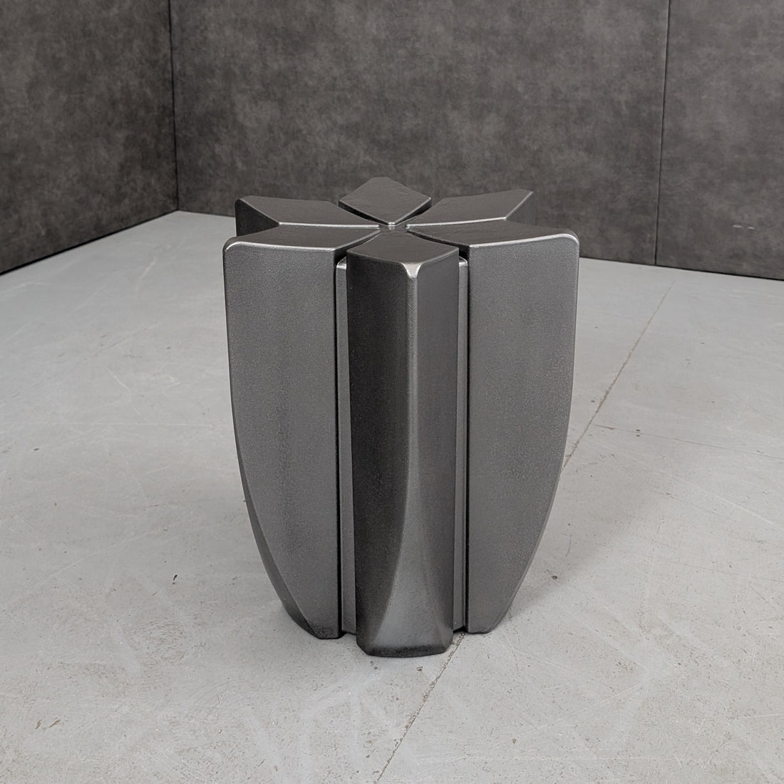 Graphite Star Form Side Table