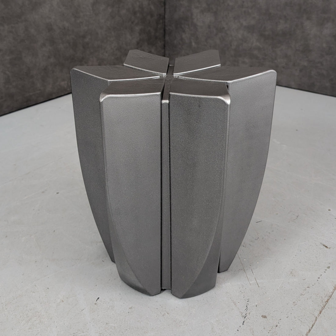 Graphite Star Form Side Table