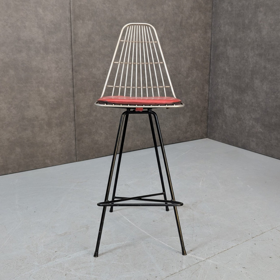 1950s Framac Industrial Wire Bar Stool