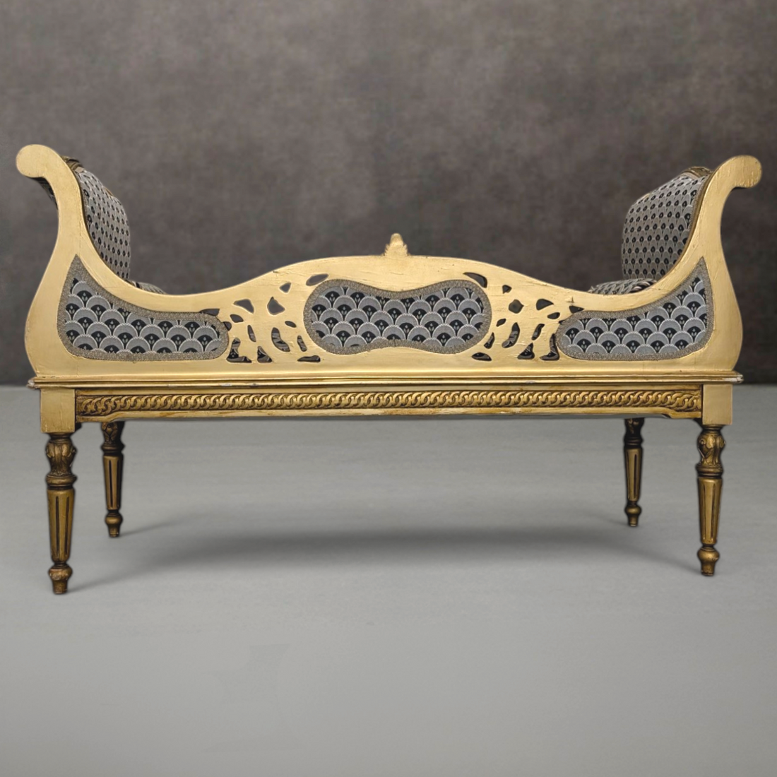 Circa 1900 French Empire Revival Giltwood Daybed