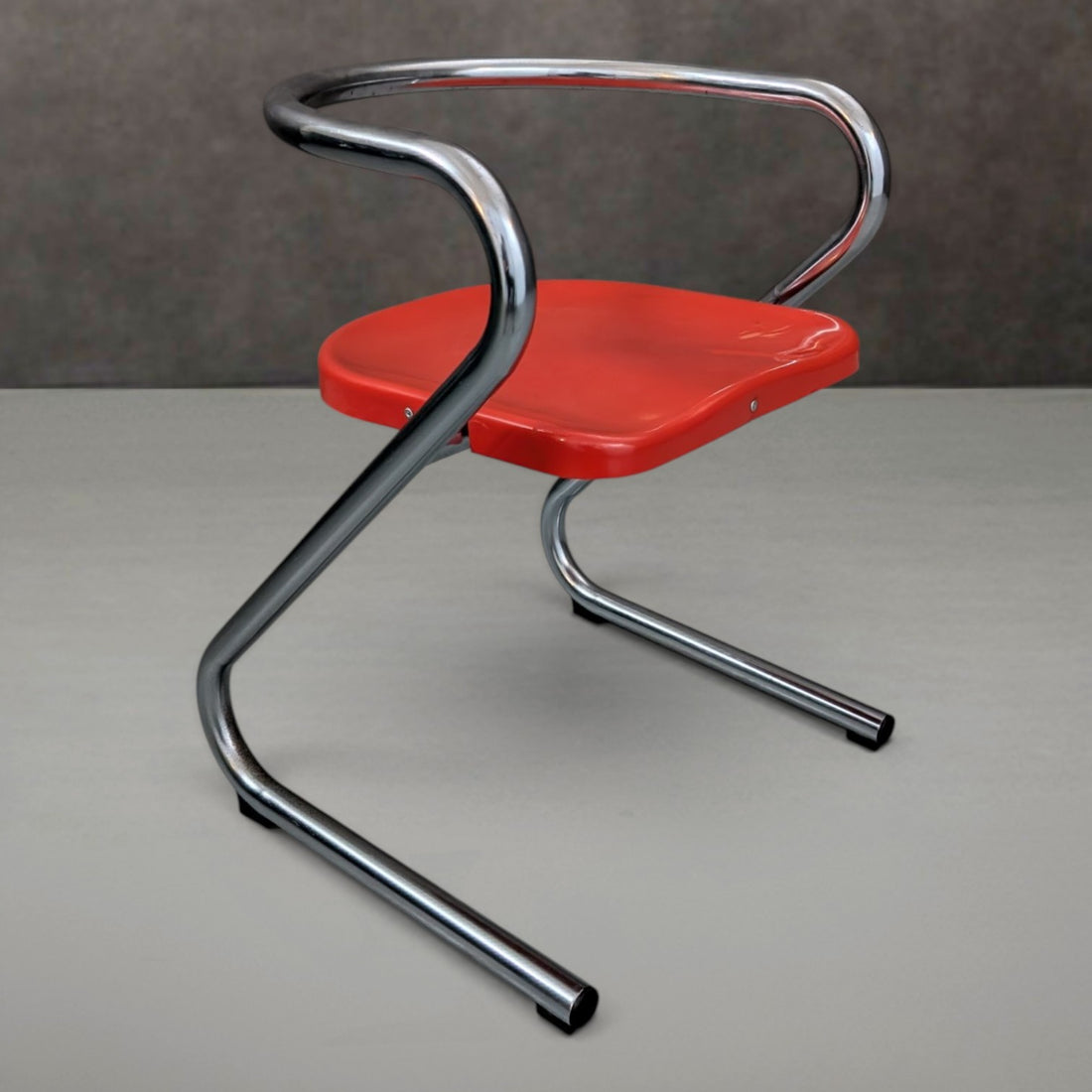 Vintage Lindau & Lindekrantz Chair for Lammhults Sweden Circa 1970s