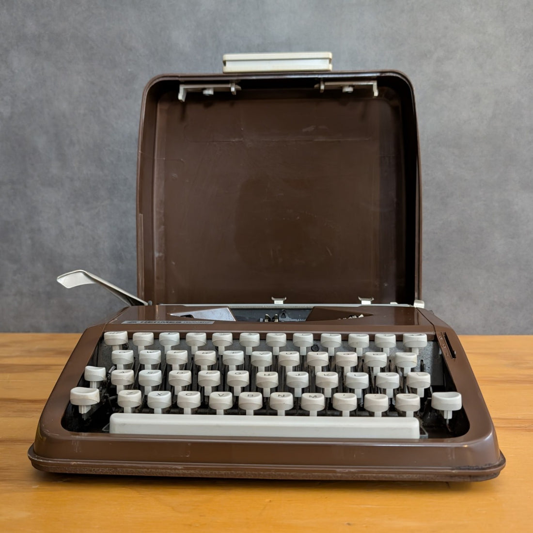 Swiss Hermes Baby Portable Typewriter Circa 1970