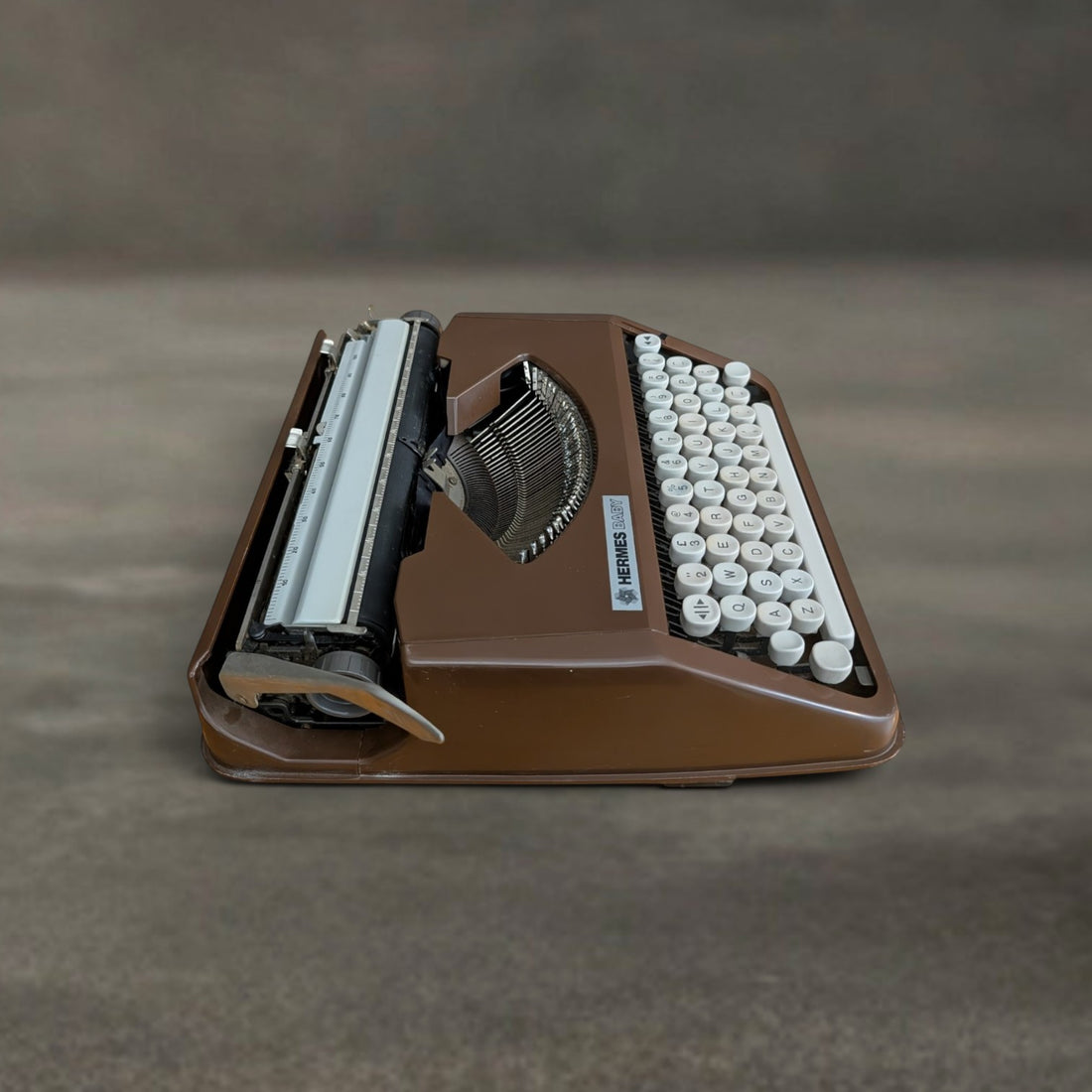 Swiss Hermes Baby Portable Typewriter Circa 1970