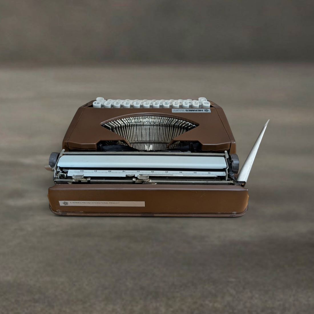 Swiss Hermes Baby Portable Typewriter Circa 1970