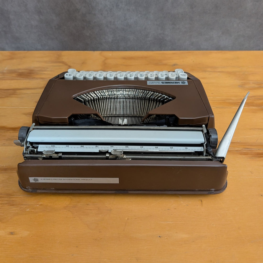 Swiss Hermes Baby Portable Typewriter Circa 1970
