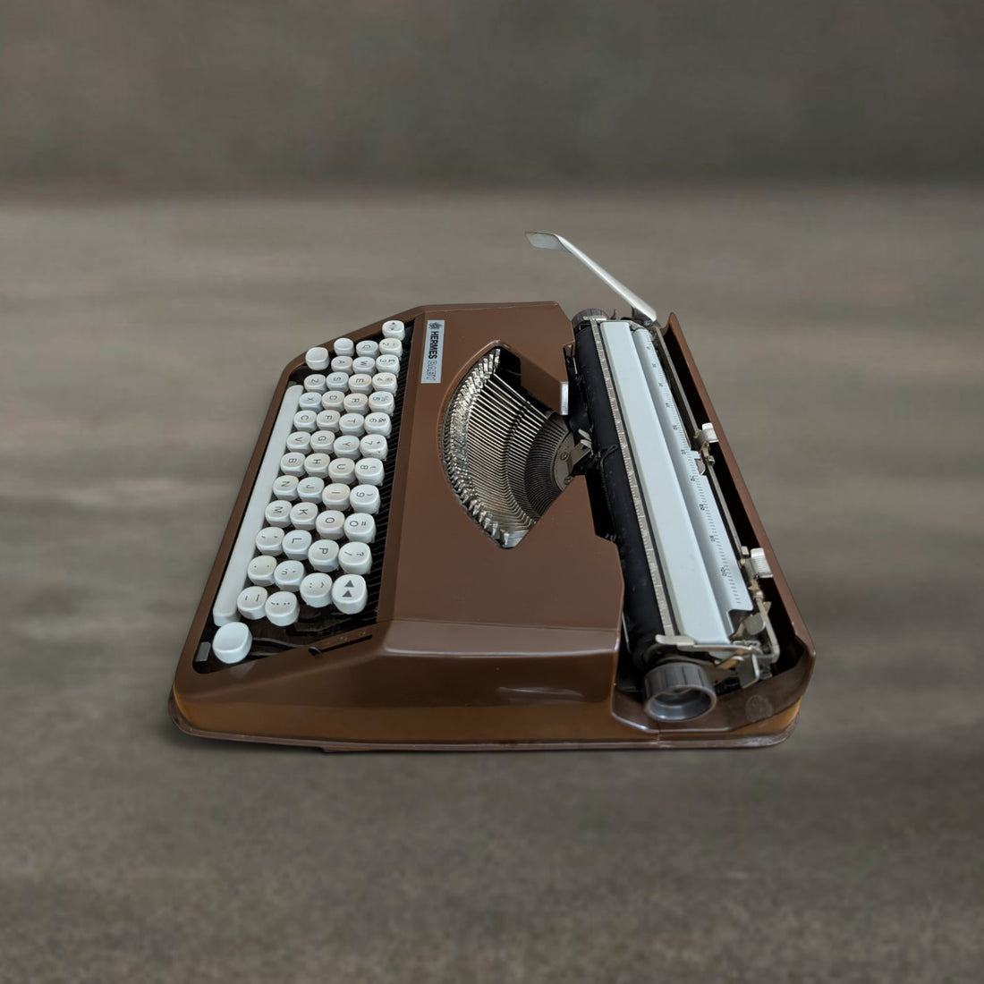 Swiss Hermes Baby Portable Typewriter Circa 1970