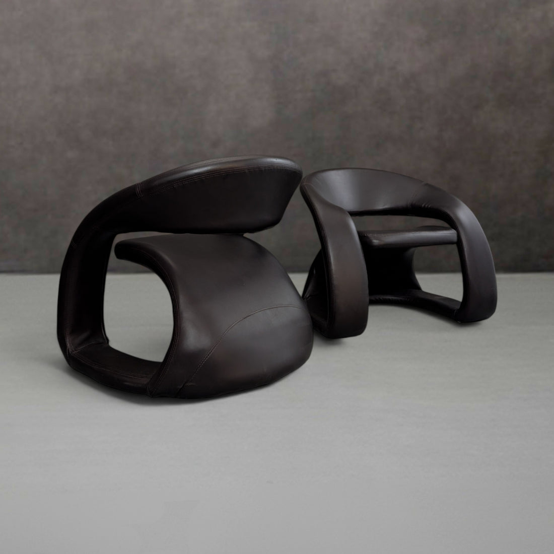 Pair of JAYMAR Cantilever Lounge Chairs circa 2000