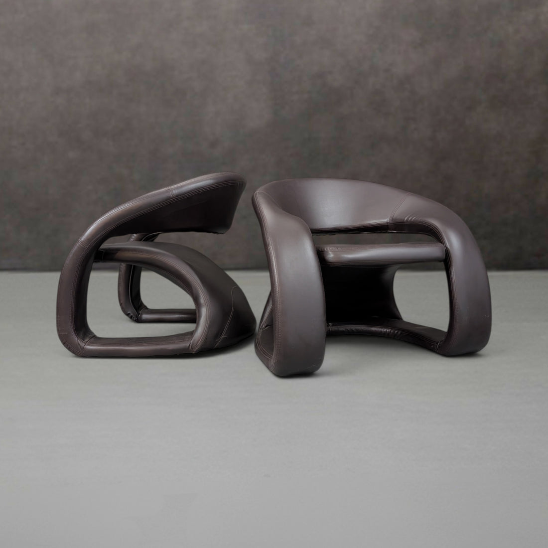 Pair of JAYMAR Cantilever Lounge Chairs circa 2000