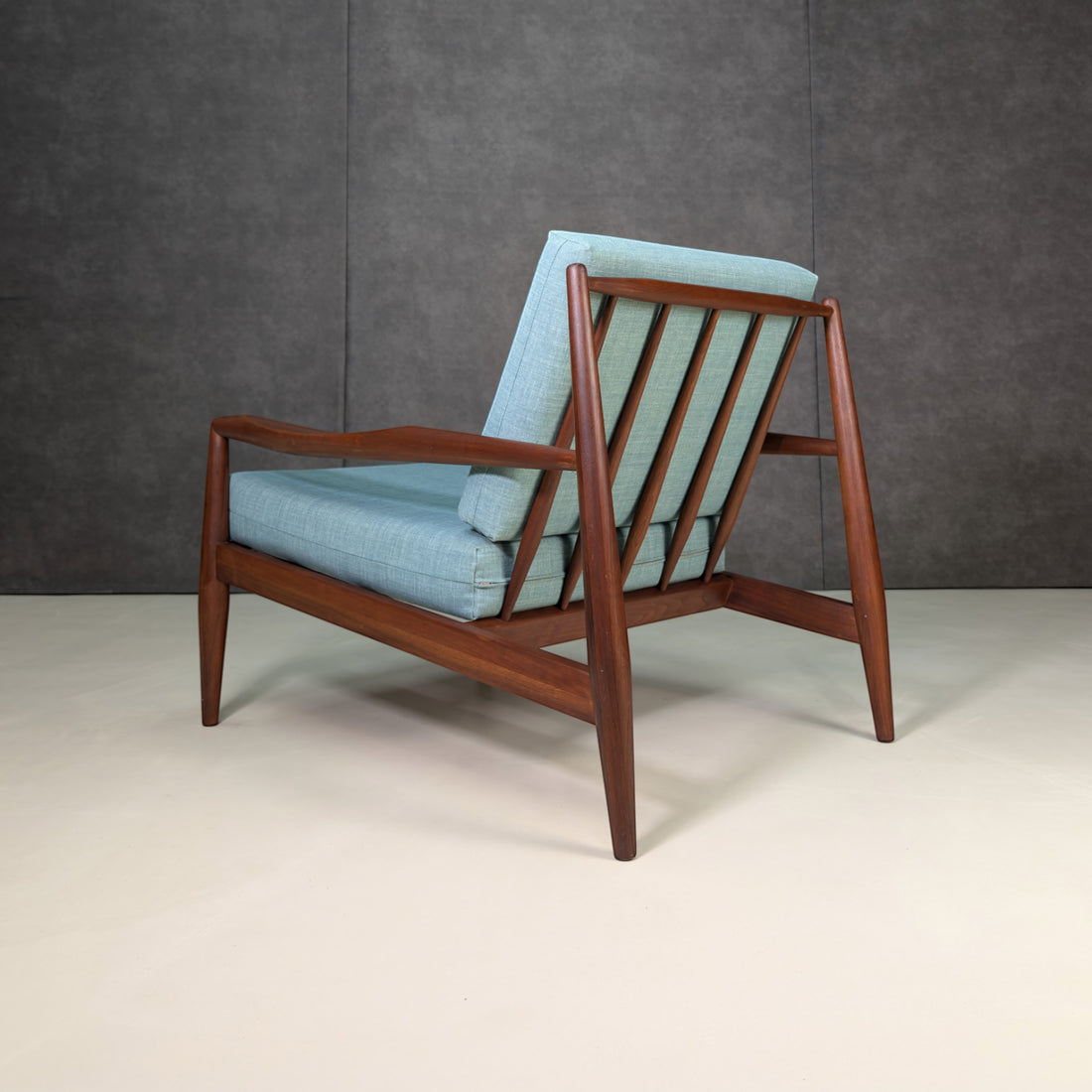 Adrian Pearsall Model 843-C Mid Century Walnut Armchairs