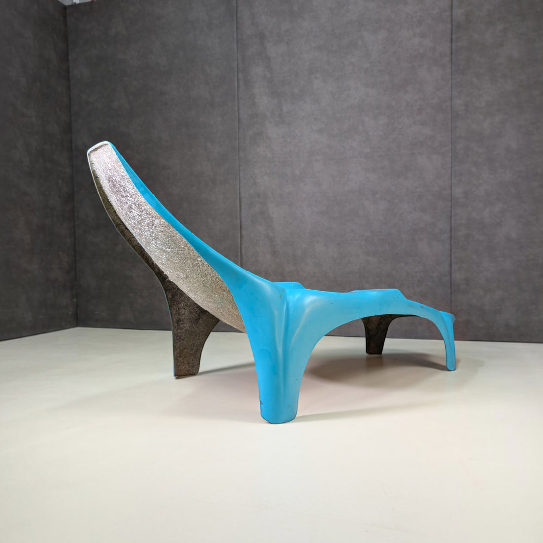 Early 1970s Space Age Hand Formed Fibreglass Sunlounger