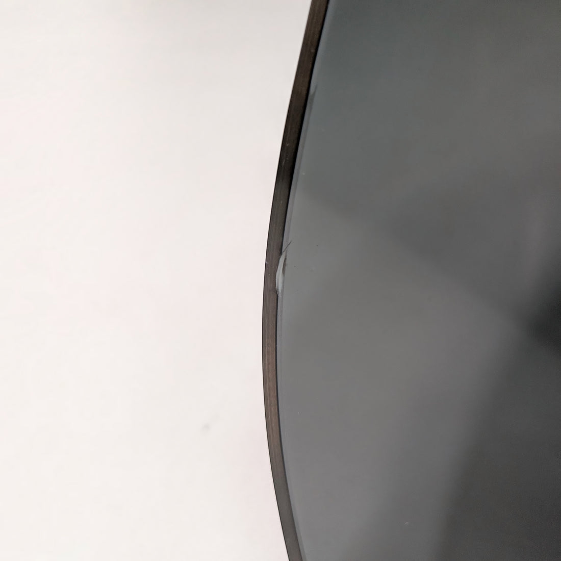Fiam Style Black Smoked Glass Waterfall Coffee Table