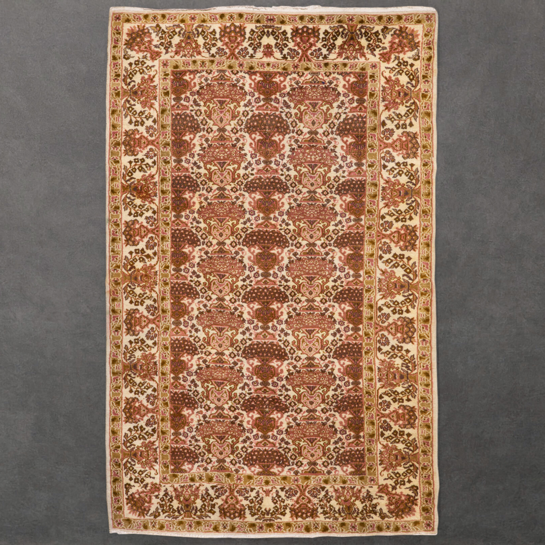 Decorative Persian Kerman Rug | Handwoven Wool