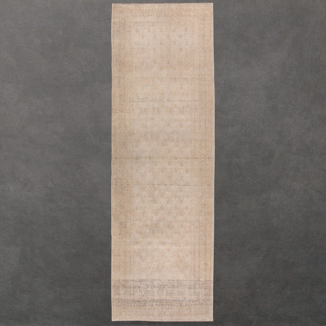 Muted Architectural Malayer Runner | Handwoven Wool