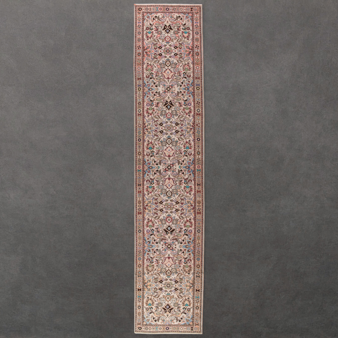 Elegant Kerman Floral Runner | Handwoven Wool