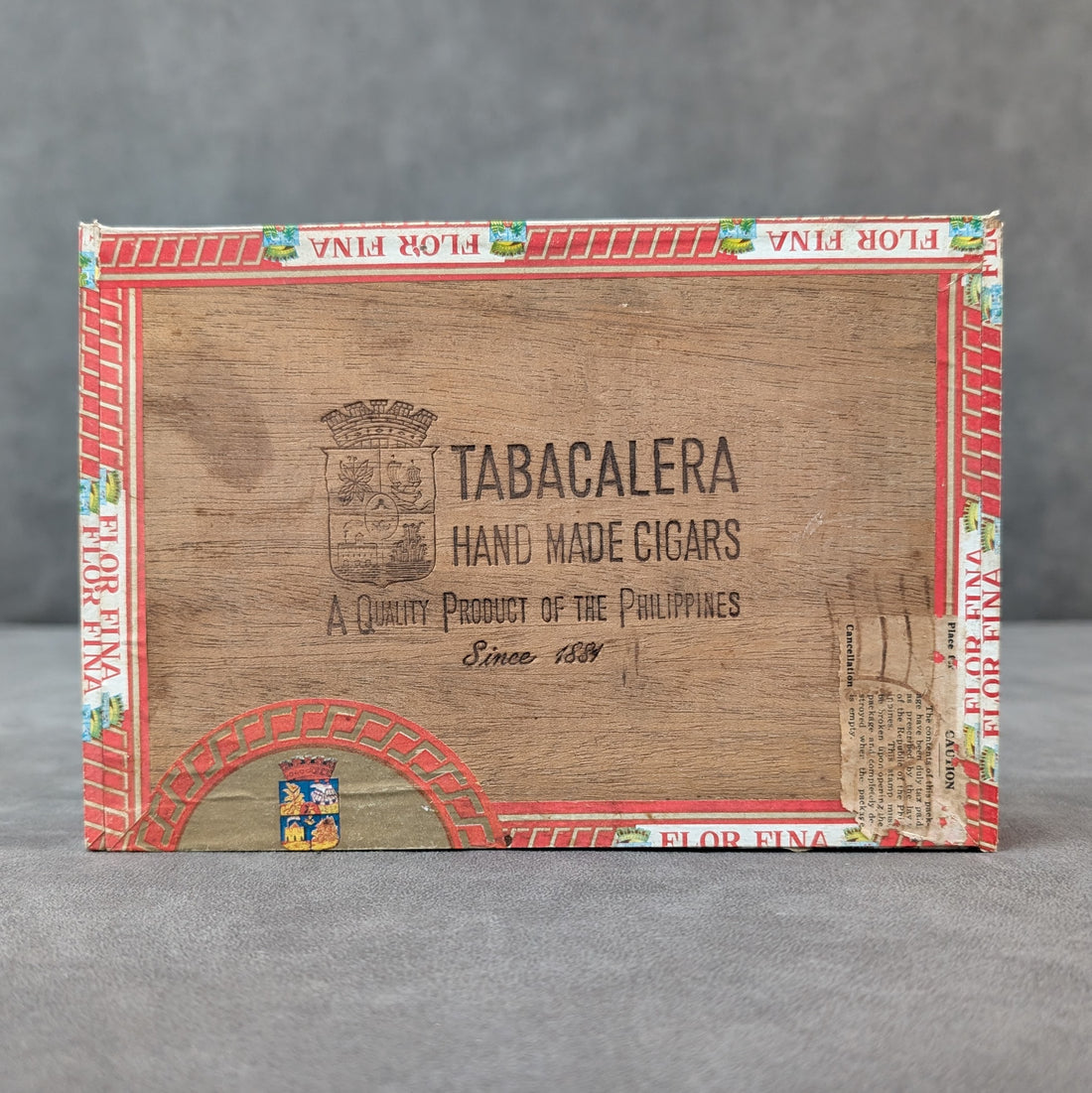 C. 1940s Sealed Cigar Box | Flor Fina Tabacalera Coronas